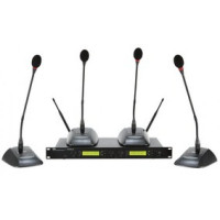 Sistem de conferinta wireless cu 4 microfoane