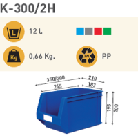 Vindem cutii de plastic stivuibile cu deschidere frontala