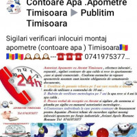 montez sigilez ceasuri de apa in Timisoara