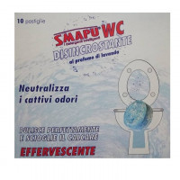 Tablete anticalcar pentru toalete cu miros de lavanda Smapu WC 10x20 gr