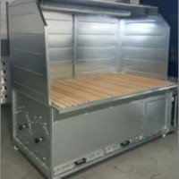 Banc aspirant cu catruse filtrante pentru slefuit