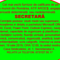 Angajez secretara