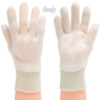 Manusi din bumbac, culoare natur, marime universala