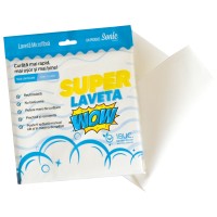 Super Laveta, o super laveta din microfibre pentru curatenie, doar cu apa fara substante chimice sau detergenti
