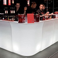 Bar modular luminos, iluminat LED rgbw din interior