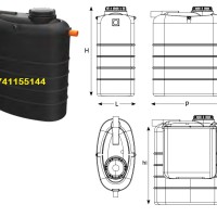 Fosa septica bicamerala ,5 persoane,SLIM