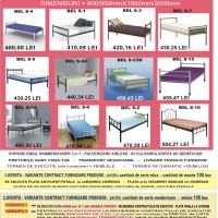 PATURI METALICE - single individuale - modele diverse