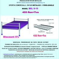 Pat Metalic Single Model BEL S-15 - Oferta Speciala!