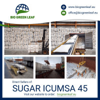 Refined White Sugar Icumsa 45 / Refined Brazilian/Indian ICUMSA 45 Sugar