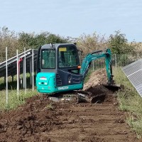 executam servicii de amenajare teren sapaturi  excavari amenajari exterioare
