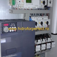 Montaj tablou pompe cu convertizor de frecventa