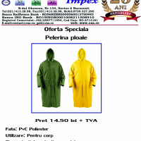 Pelerina impermeabila ploaie