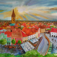 Picturi cu peisaje orase