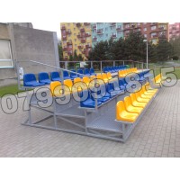 Tribuna spectatori / 50 de locuri / podea din aluminiu