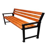 Banca parc cu cadru metalic Terie