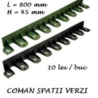 Borduri separatoare gazon flexibile, profesionale, L= 80 cm