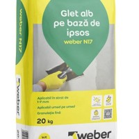 Glet de incarcare-nivelare pe baza de ipsos Weber N17 20Kg