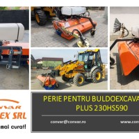 Perie pentru buldoexcavator