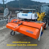 Perie PLUS Pro 230 cu accesorii pentru incarcatoare frontale