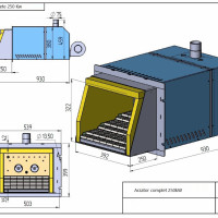 Arzator pelete 250Kw