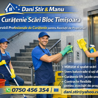 Servicii de Curatenie in Scari de Bloc Timisoara