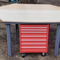 Banc de lucru hexagonal modular
