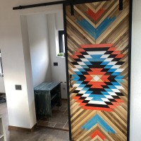 USI CULISANTE barn-door, decorative, unicat