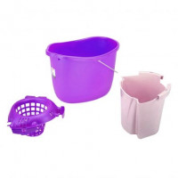 Galeata ovala cu storcator si separator, 15 litri