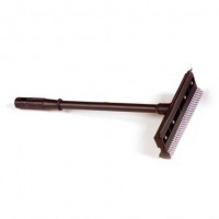 Stergator abraziv, semiprofesional, negru, 20 cm