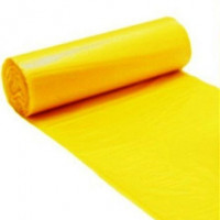 Saci menaj Solid 60 litri, galben, 20 buc/rola