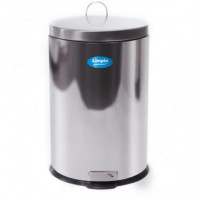 Cos gunoi, inox lucios, 5 litri