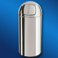 Cos gunoi push bin, inox, 50 litri