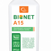BIONET A15 - Dezinfectant pentru suprafete, 1 litru