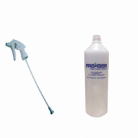 Flacon gradat cu pulverizator