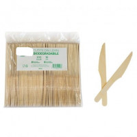 Cutite ascutite din lemn, biodegradabile, 100 buc/pachet