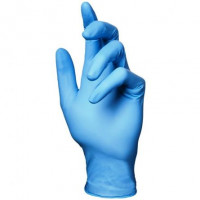 Manusi examinare, nitril, nepudrate, albastru, marime L