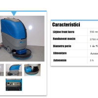 Masina de curatat pardoseli Ecosmall 55