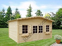 Casuta din lemn MERIDIAN 4.94m x 3.94m /34mm