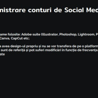 Servicii de marketing digital: Administrare conturi de social media si postari