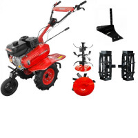 Pachet motosapa Weima WM 500 cu motor de 7 CP, roti cauciuc,roti metal,plug arat