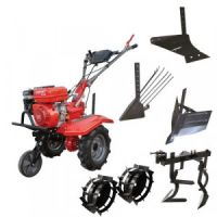 Pachet Motocultor Rotakt RO100RS, 7 CP, benzina, Plug de arat + Plug de bilonat + Plug de scos cartofi + Cultivator + Ro