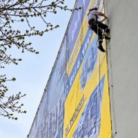 Montaj bannere, panouri si firme luminoase Bucuresti
