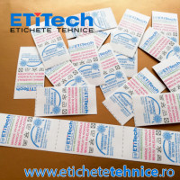 etichete textile imprimate color