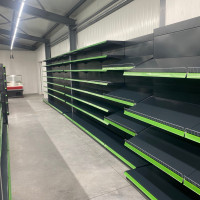 Rafturi noi de magazin culoare gri antracit