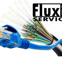 Sudura fibra optica cablu retea UTP coaxial TV