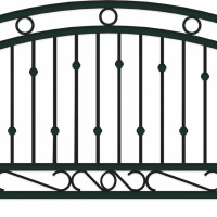 Panou De Gard Model Rustic