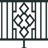 Panou de Gard Model Rombo-Balance