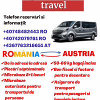 Transport persoane Romania - Austria la adresa si retur