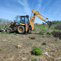 Buldoexcavator de inchiriat excavator camion apa canalizare gaz