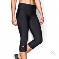 Under Armour Heat Gear Compression Tight Capri Pant’s Black Size LG